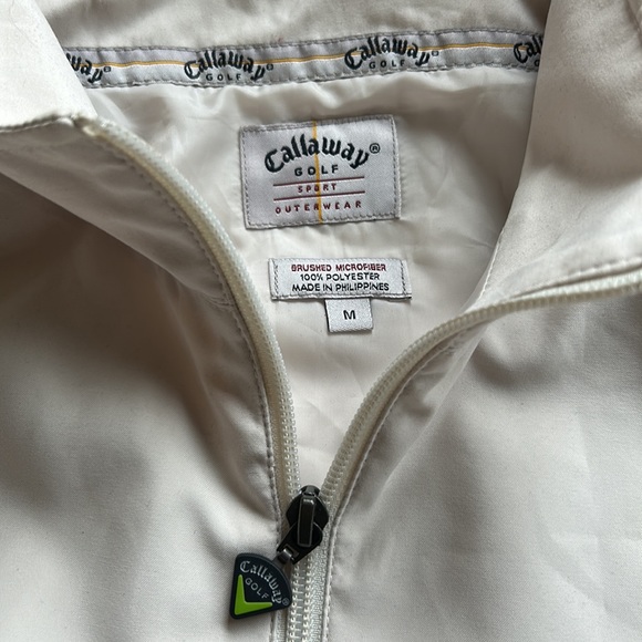 Callaway Golf Brushed Microfibre Short Sleeve 1/2 Zip Pullover Shirt Y2K - Picture 3 of 6